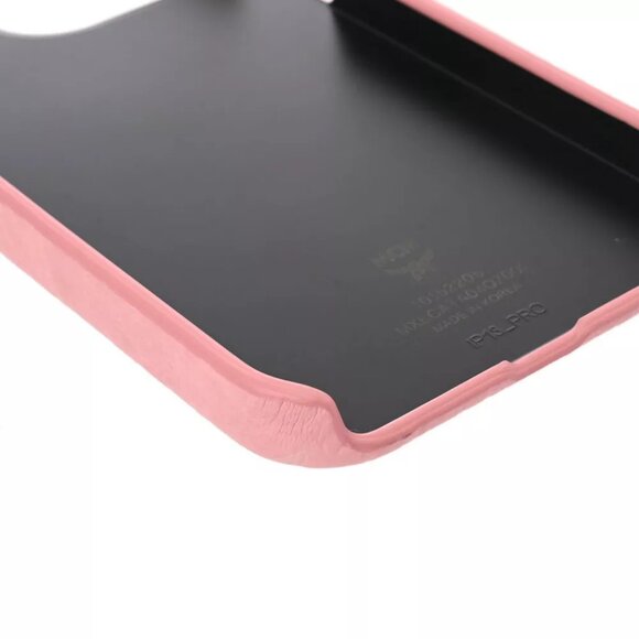 MCM iPhone13 Pro French Bulldog Smartphone Case Visetos Pink - Picture 4 of 12